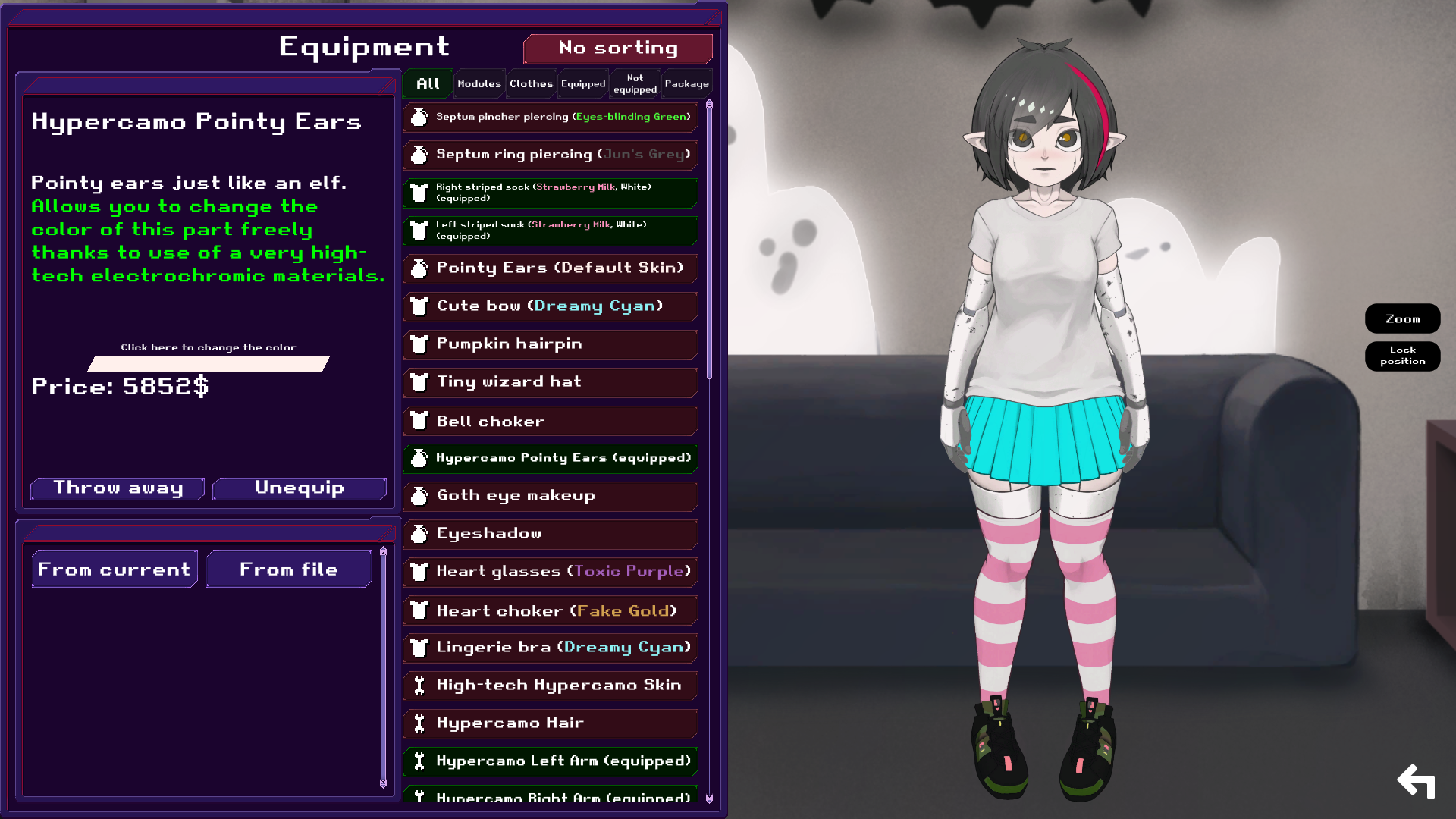 Customization and Upgrades in My Dystopian Robot Girlfriend